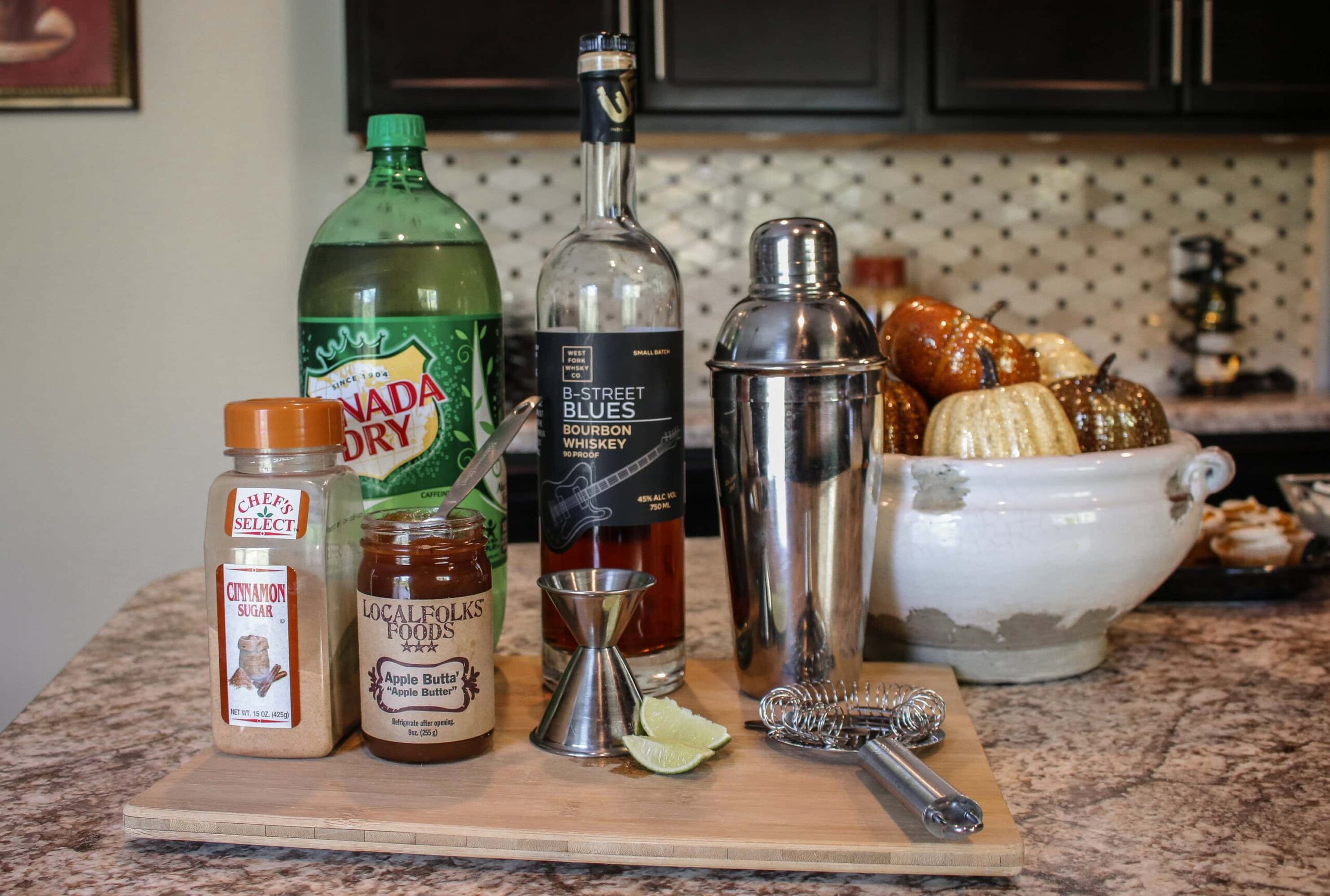 Apple Butter Bourbon Fizz ingredients Apple Butter Bourbon Fizz ingredients