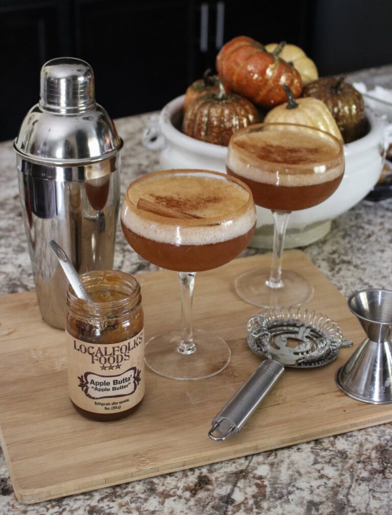 Apple Butter Bourbon Fizz