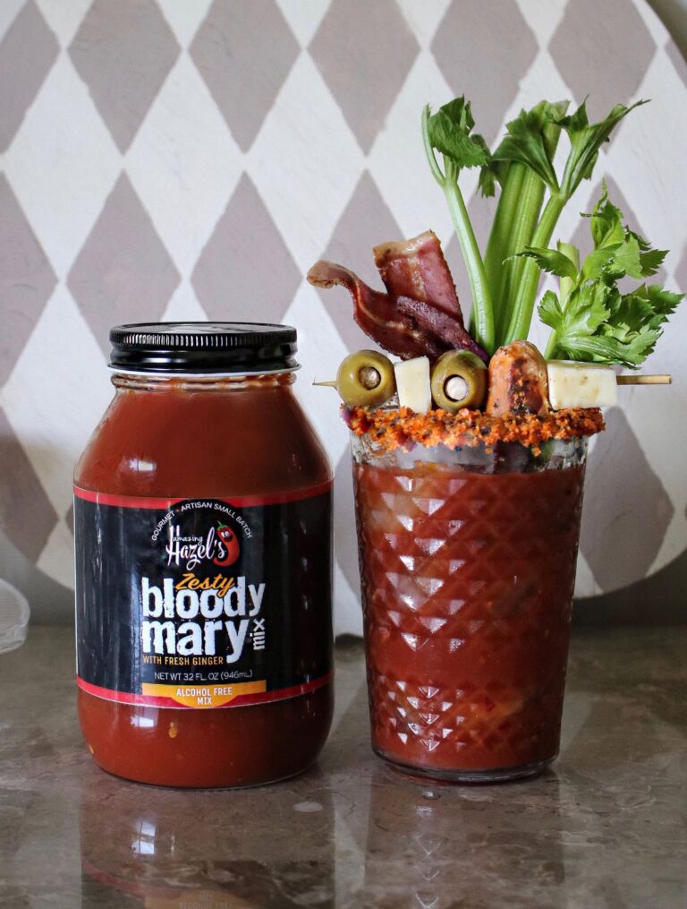 Classic Bloody Mary Recipe Using Amazing Hazel’s Bloody Mary Mix