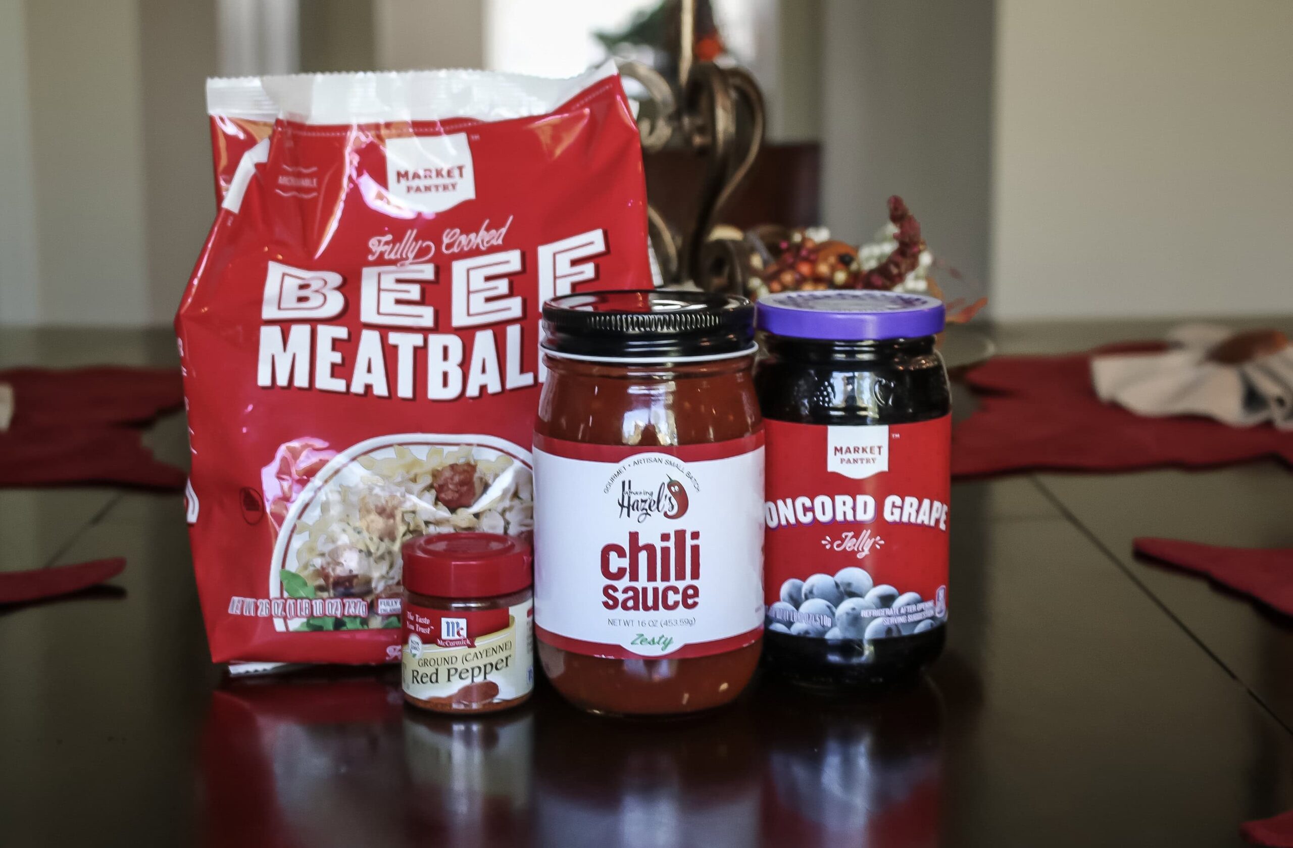 Potluck Meatballs ingredients Potluck Meatballs ingredients