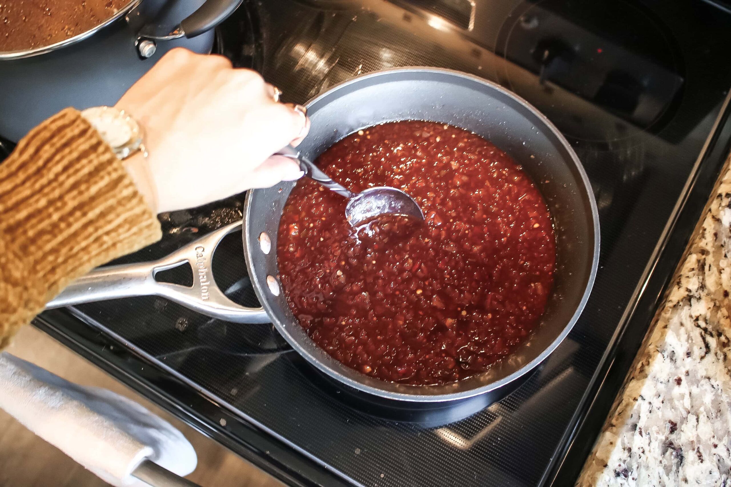 Stir over medium heat Stir over medium heat