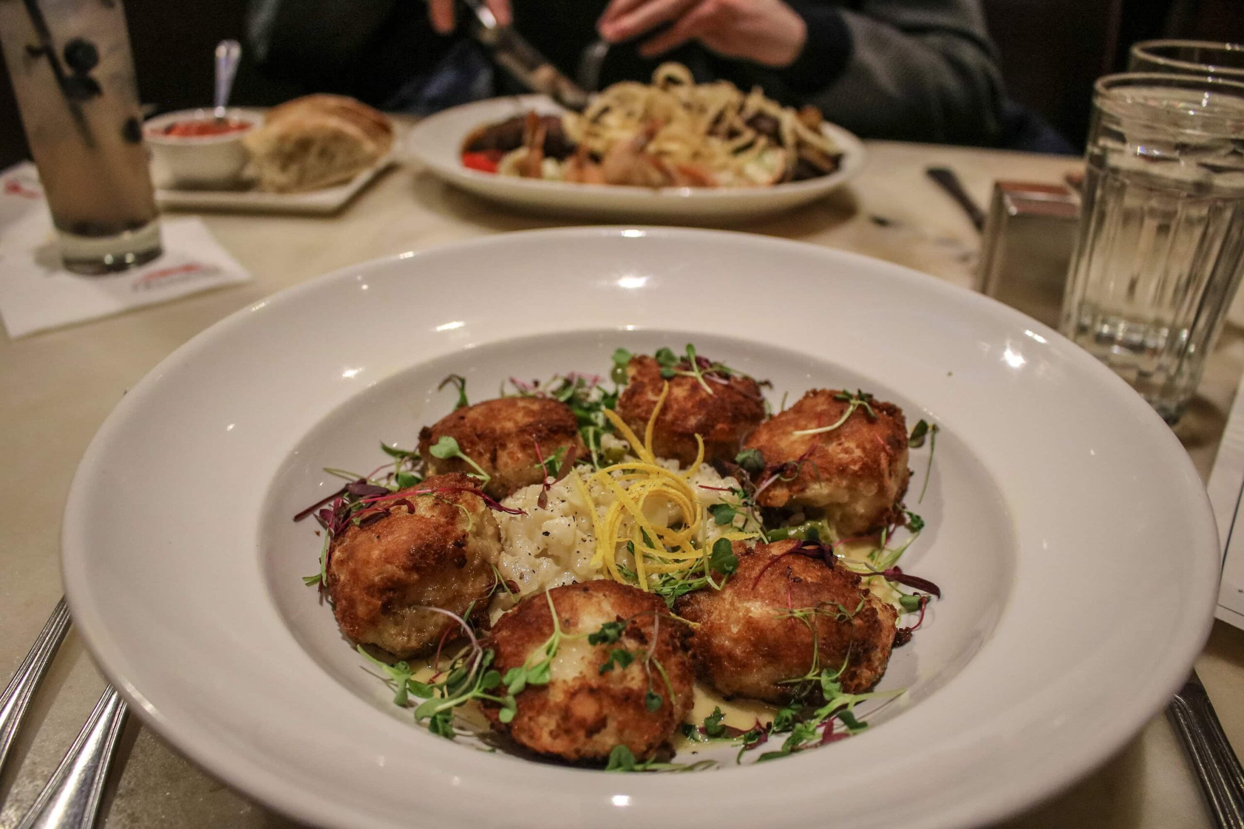 Asiago-Almond Crusted Scallops Asiago-Almond Crusted Scallops