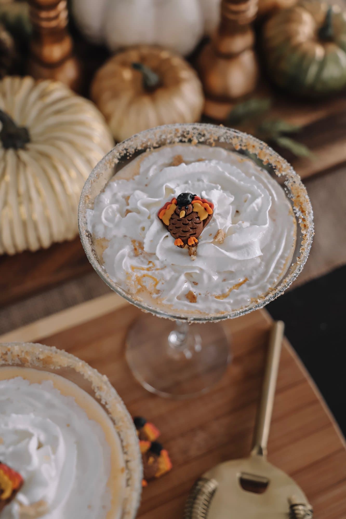 Fall themed cocktail