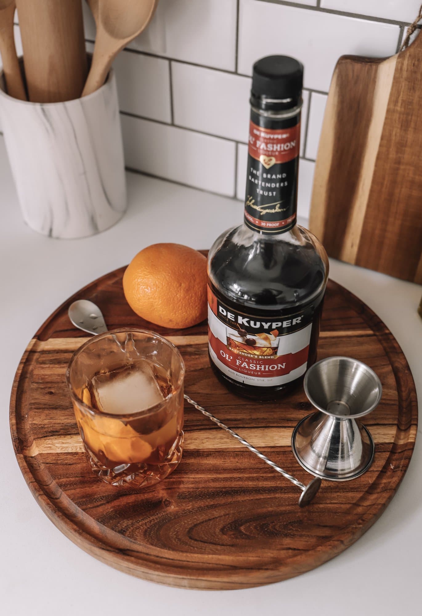 Old Fashioned with DeKuyper Classic Ol’ Fashion Liqueur