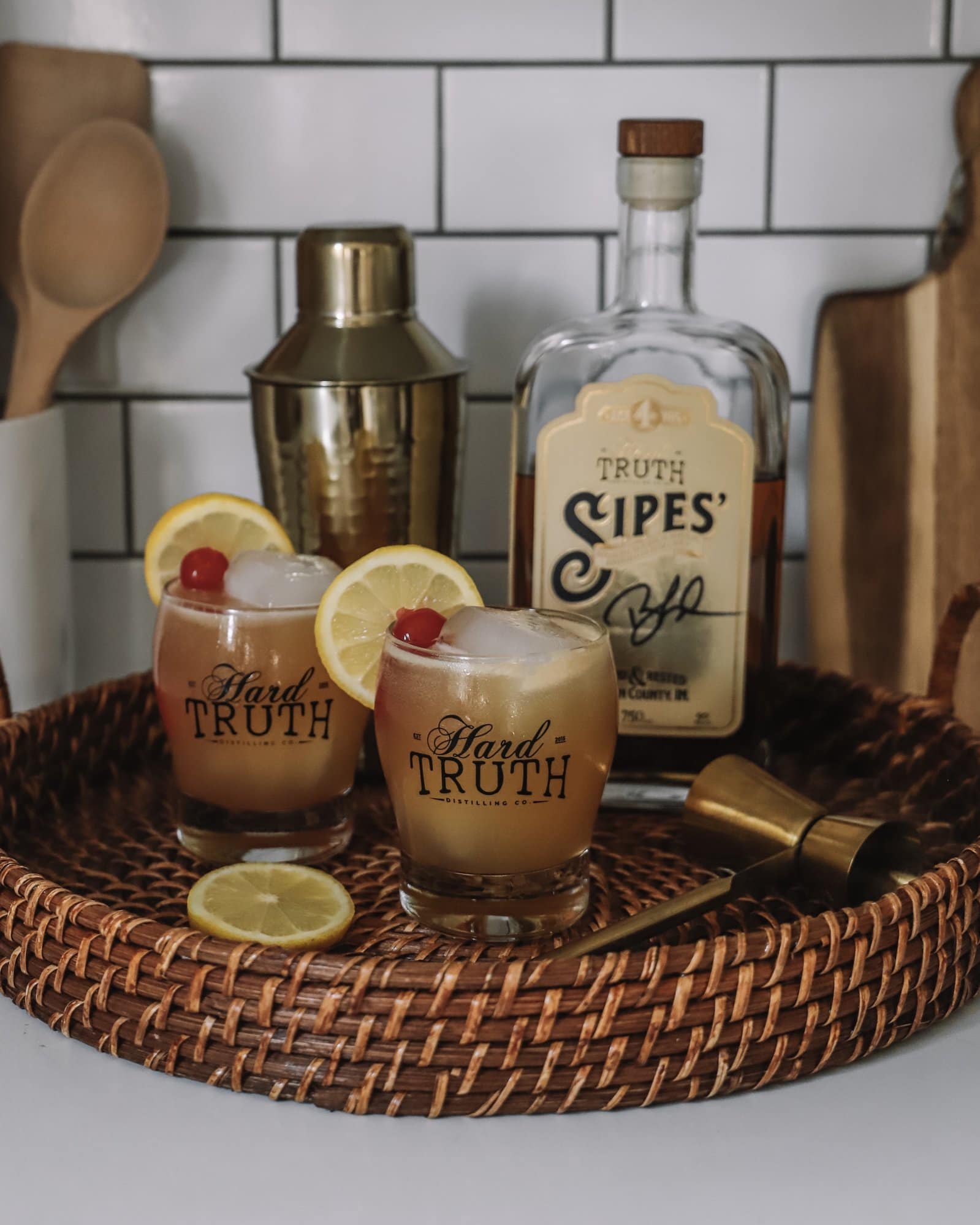 Whiskey Sour with Sipes’ Straight Bourbon Whiskey