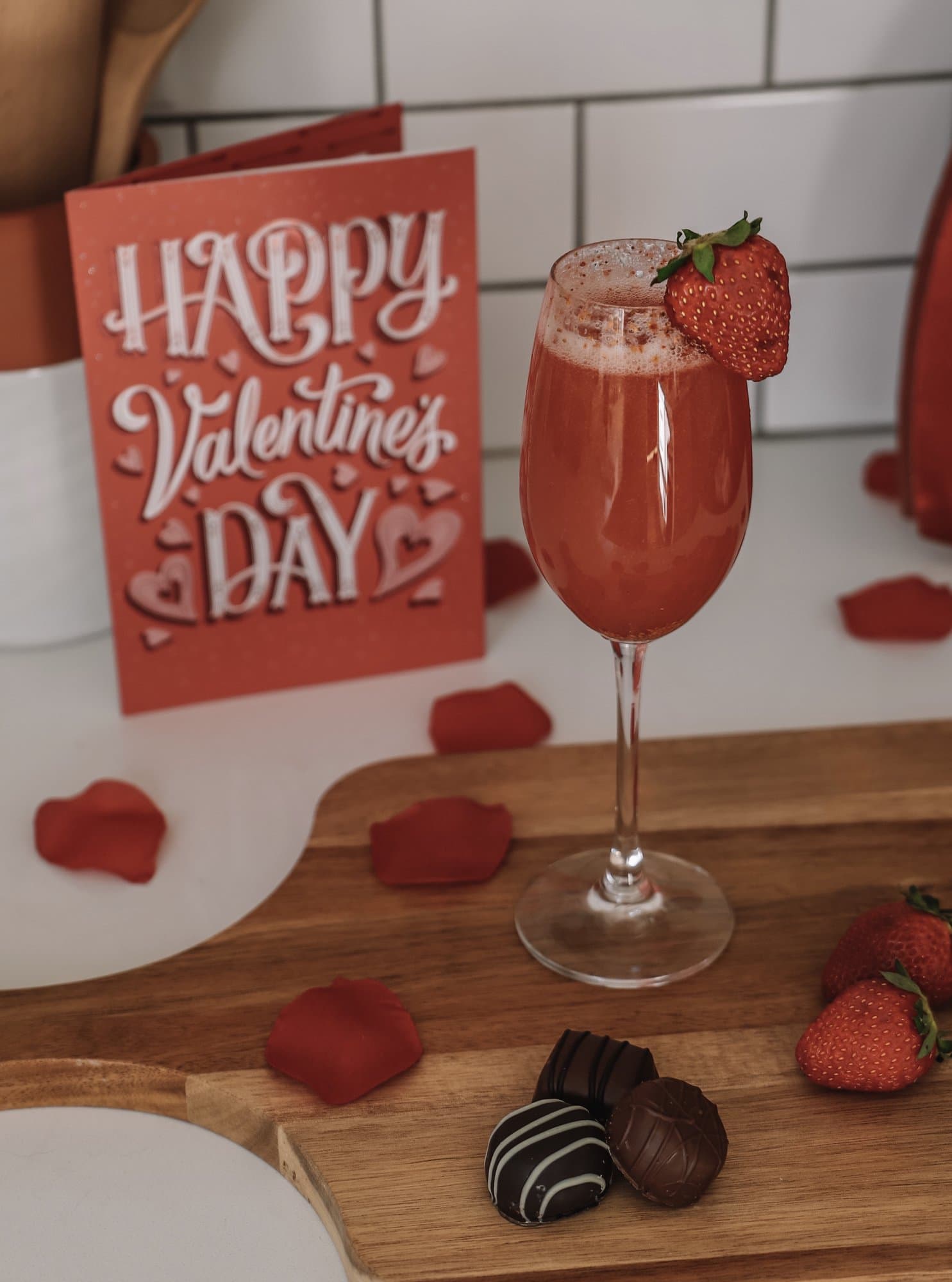 cocktail for Valentine's Day