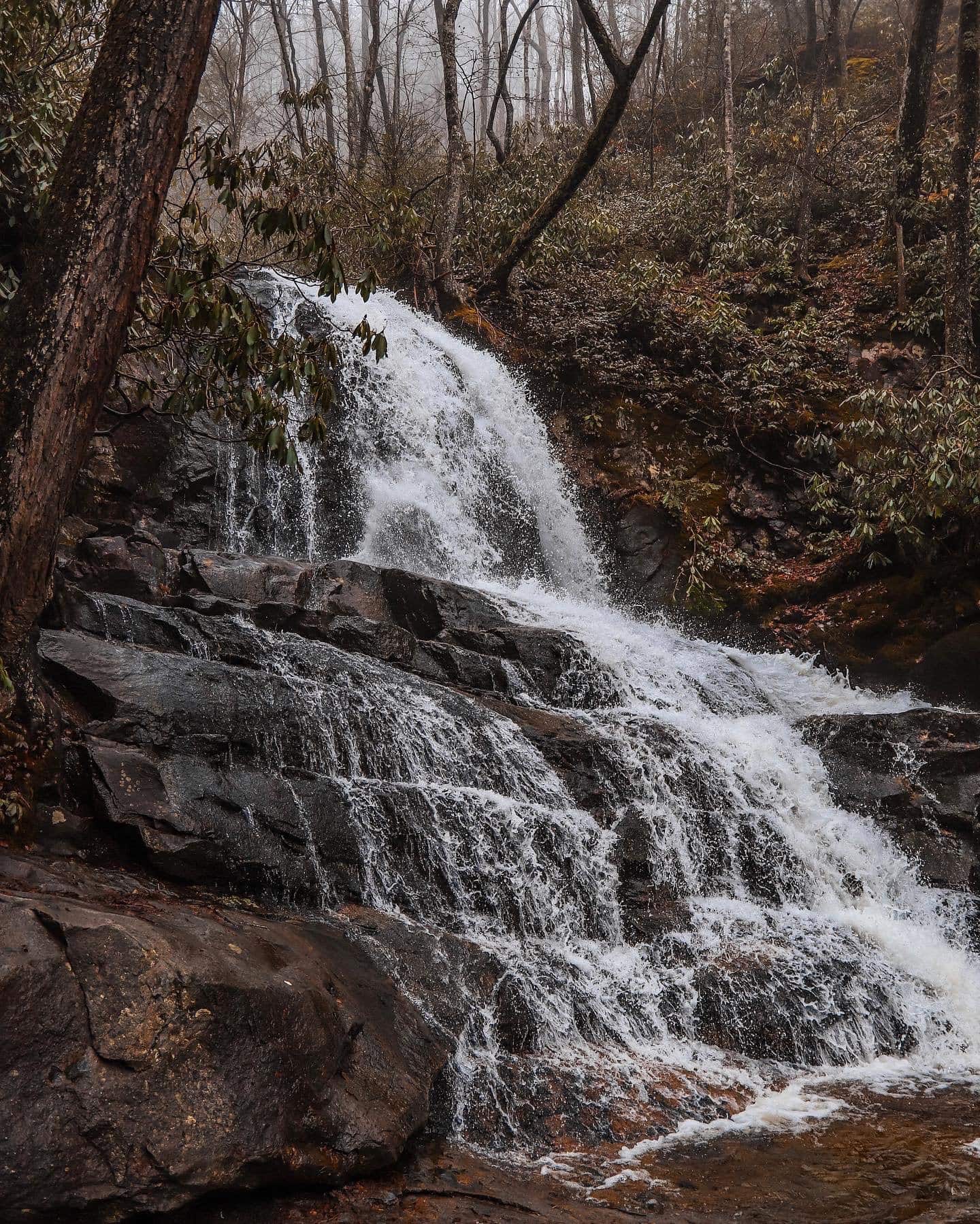 Great Smoky Mountains mini waterfall