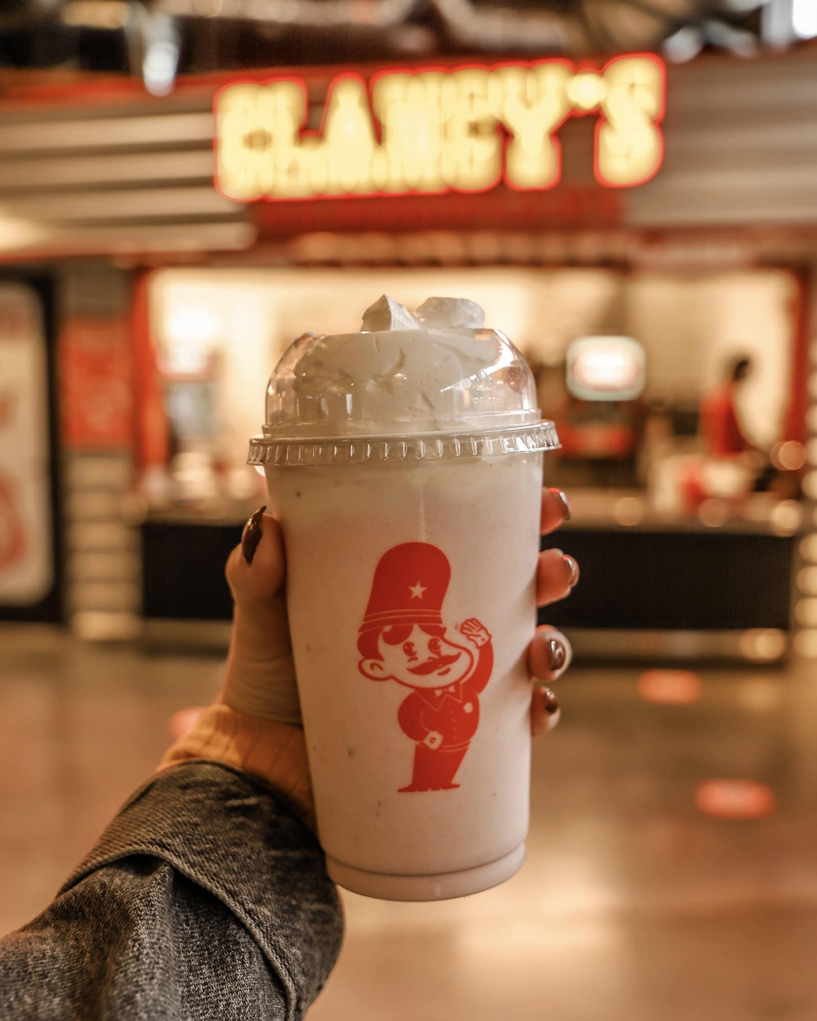 Clancy's Hamburgers milkshake