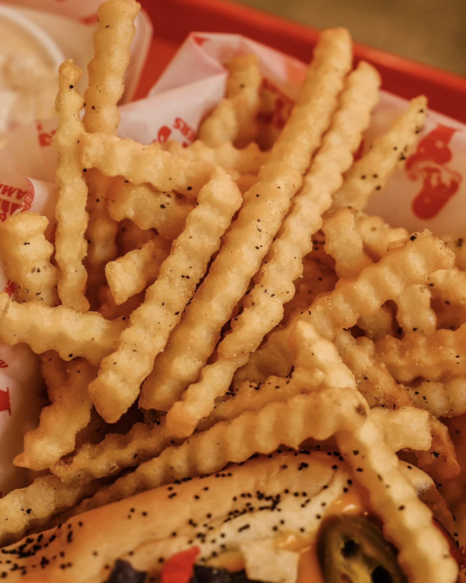 crinkle-cut fries