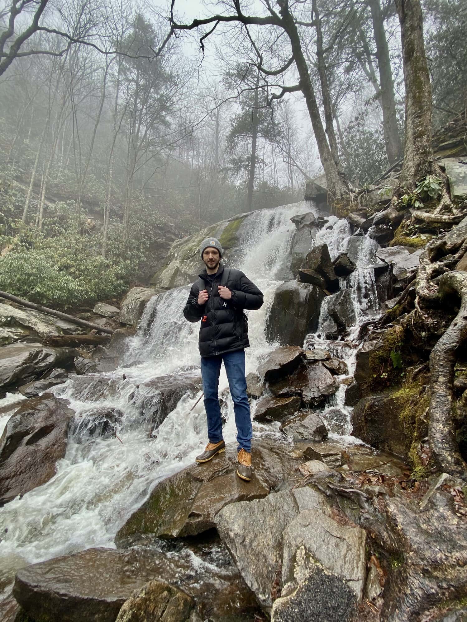 Great Smoky Mountains waterfall site