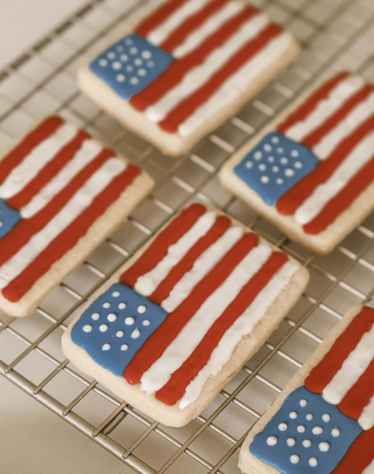 American Flag Cookies recipe