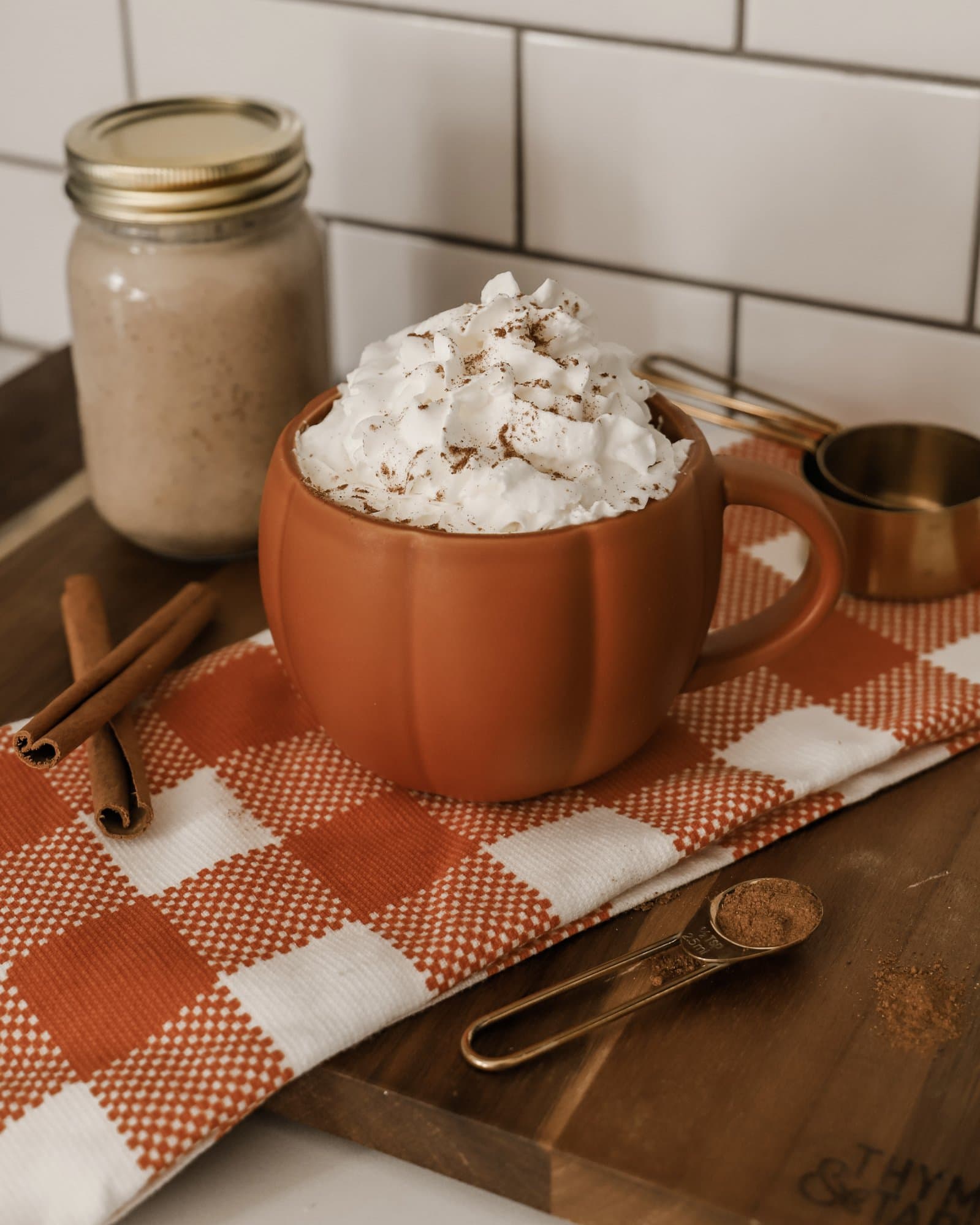 Homemade Pumpkin Spice Coffee Creamer