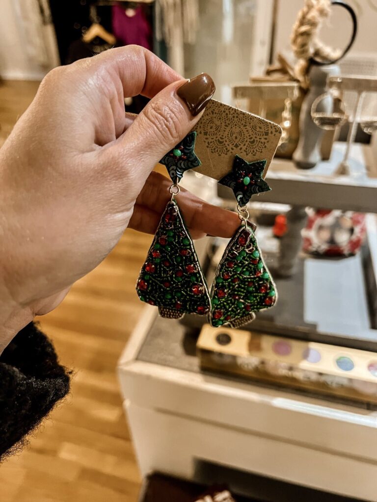 Christmas earrings