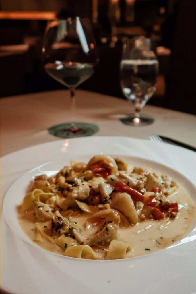 Copper Rock Steakhouse pasta