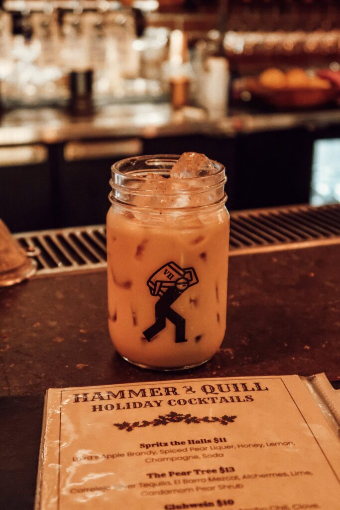 Hammer & Quill holiday cocktails