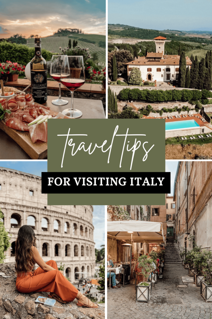 travel tips for visiting Italy