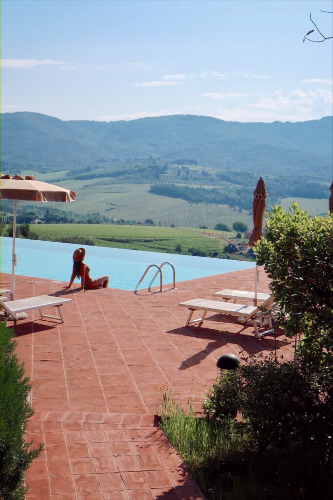 swimming pool in Italy