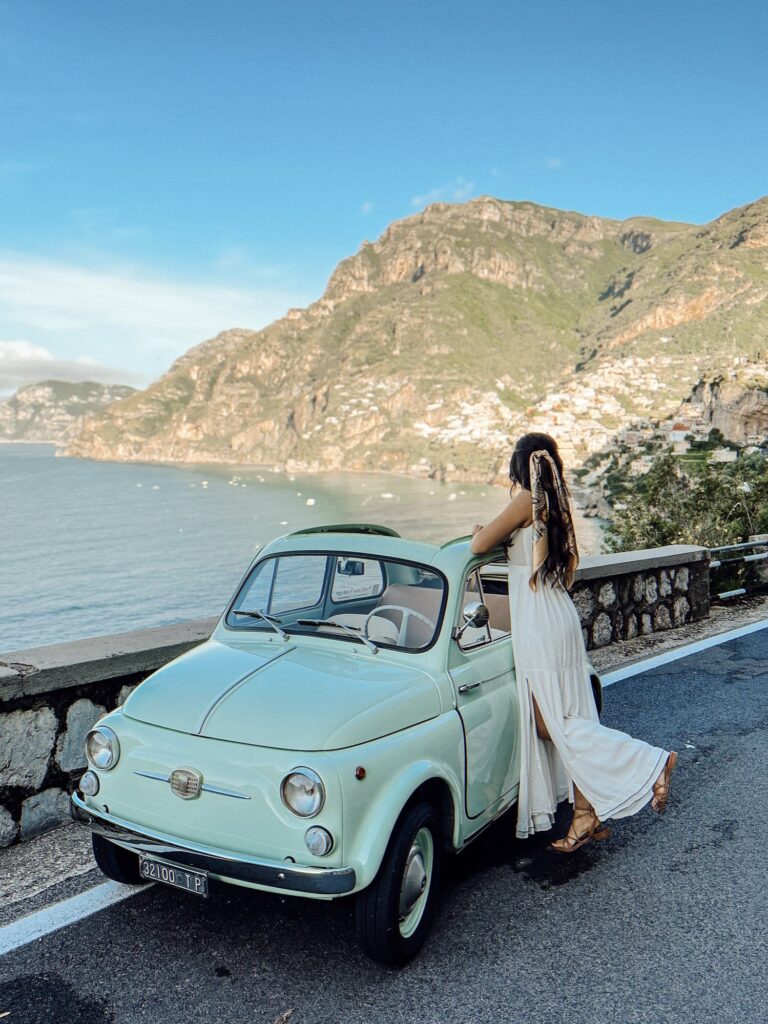 How to rent Vintage Fiat Positano Italy