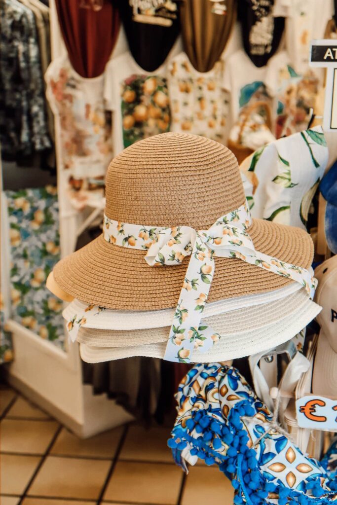 shopping in Positano