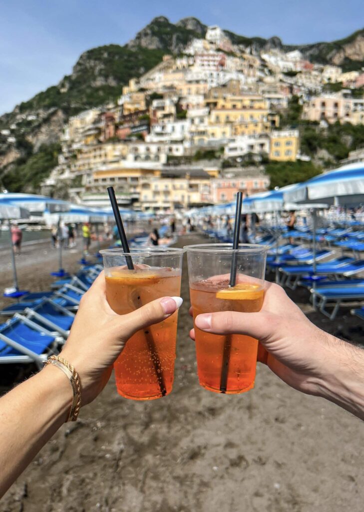 young couple in Italy