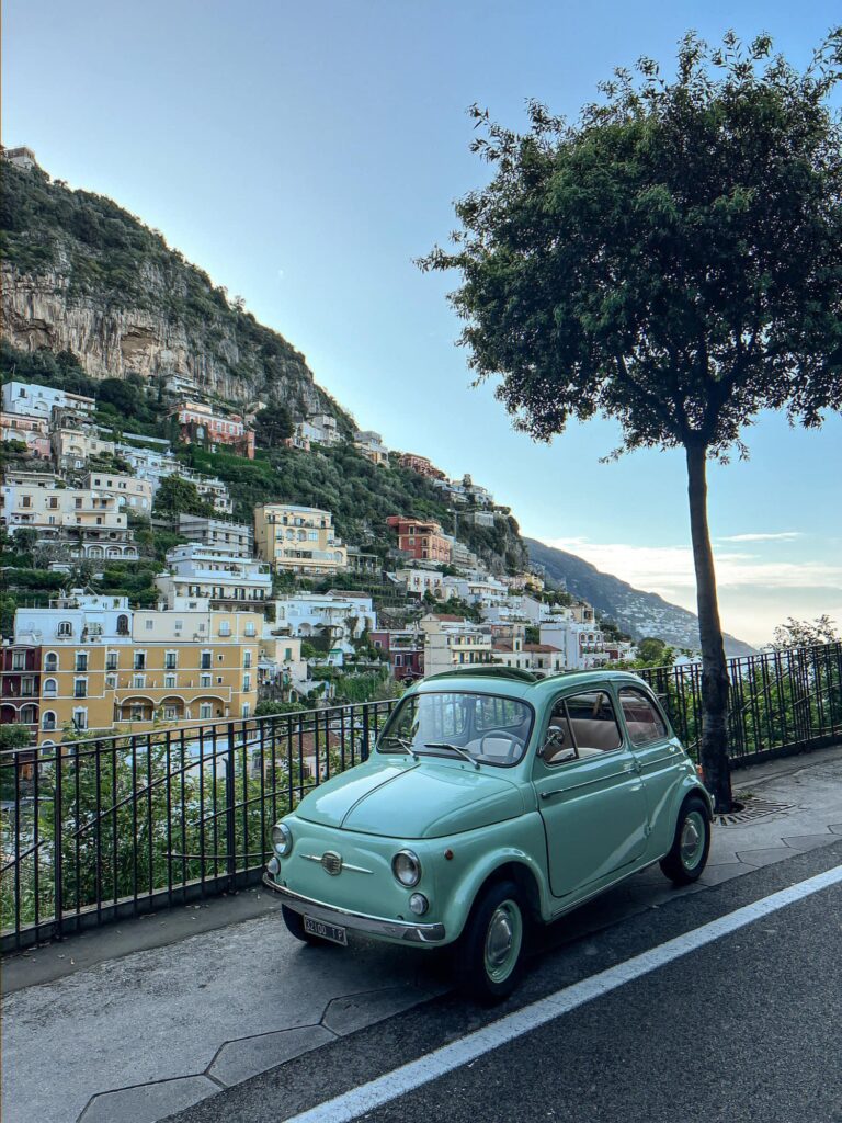 How to rent Vintage Fiat Positano Italy