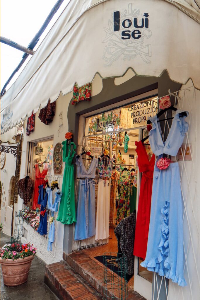 boutiques in Positano