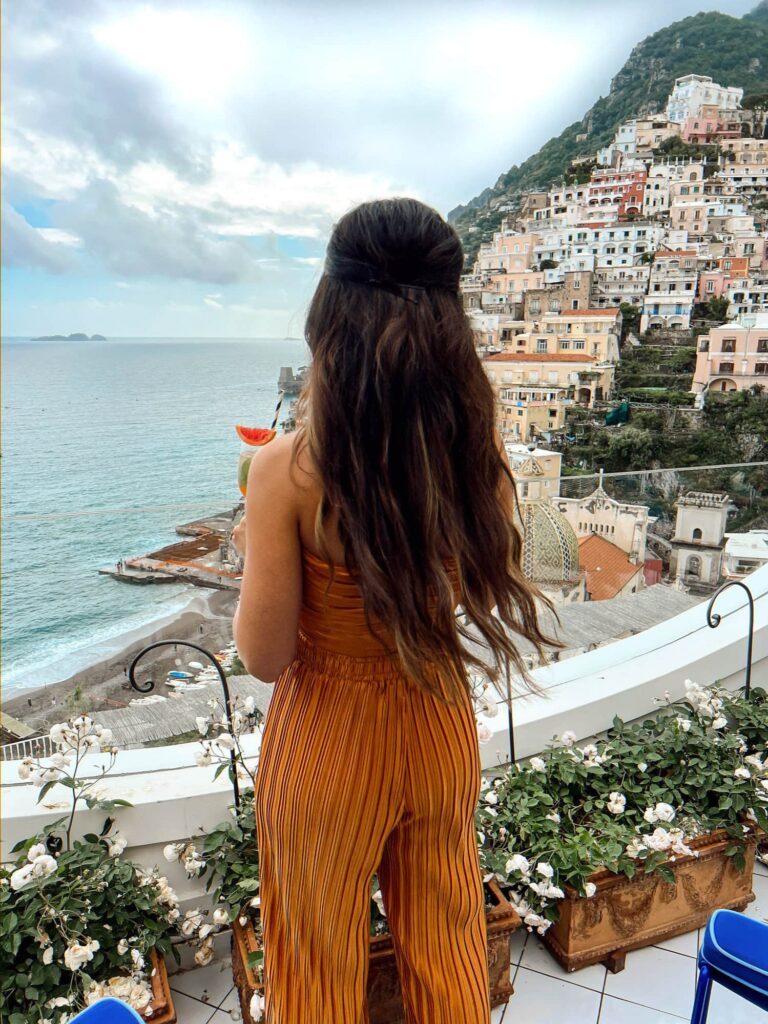 Positano rooftop bar Italy