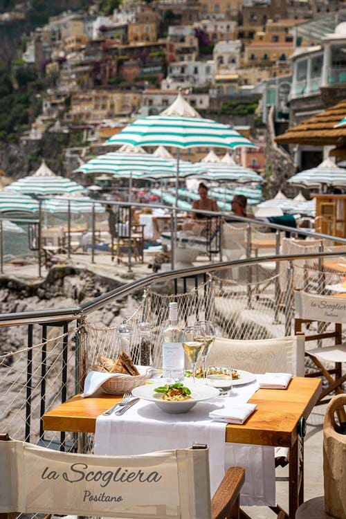 Arienzo beach club Positano