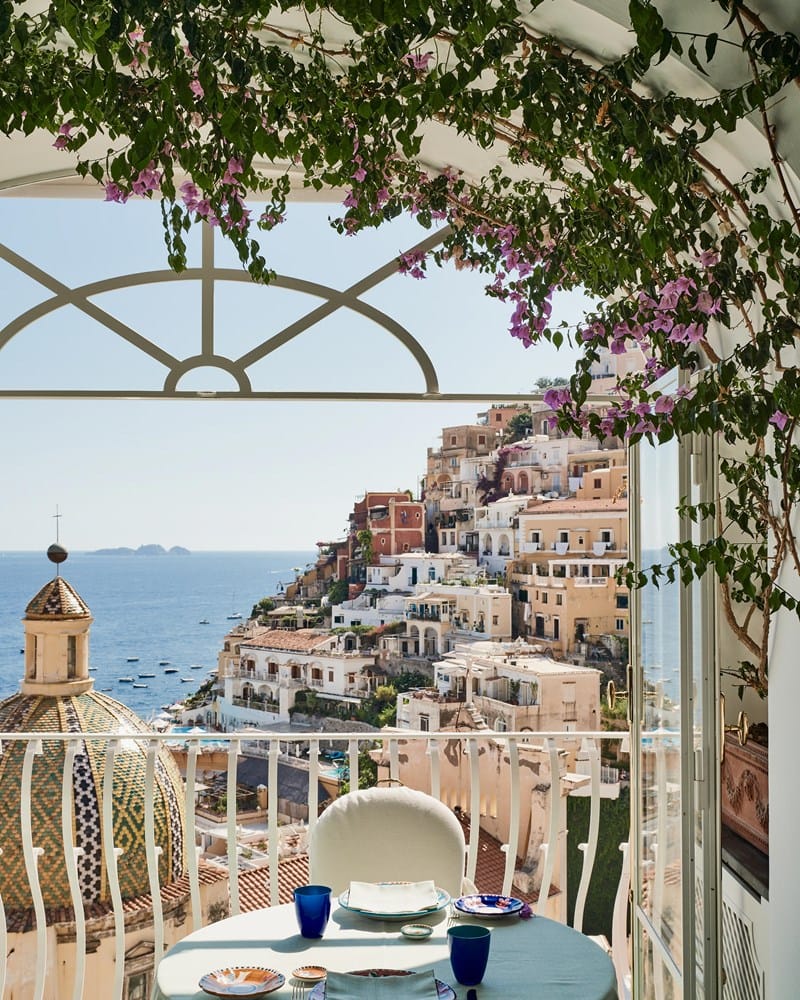 Positano hotel balcony view