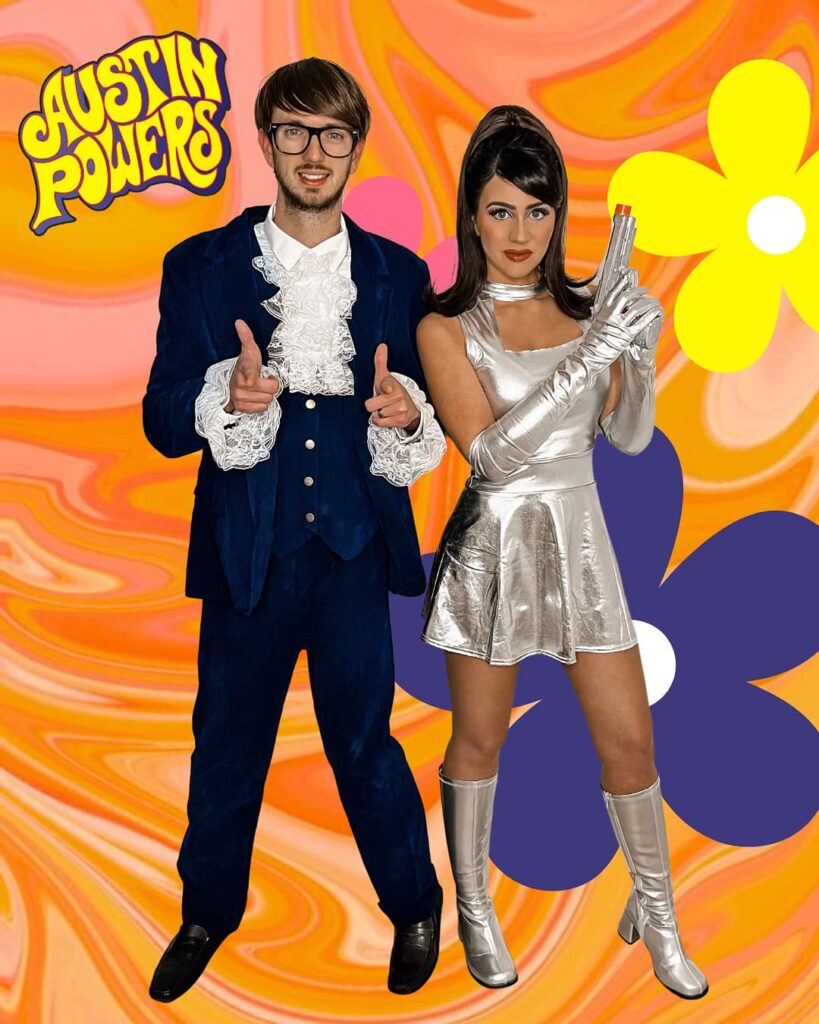 Austin Powers and Vanessa Kensington