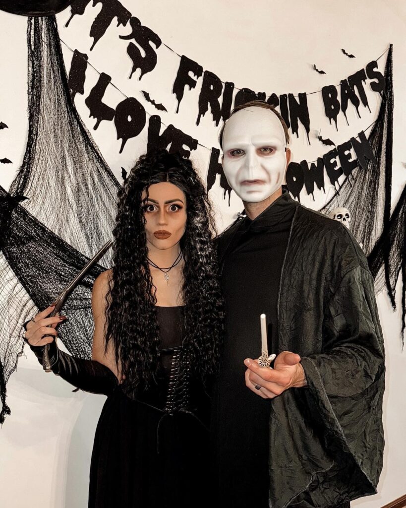Voldemort and Bellatrix Halloween Costume
