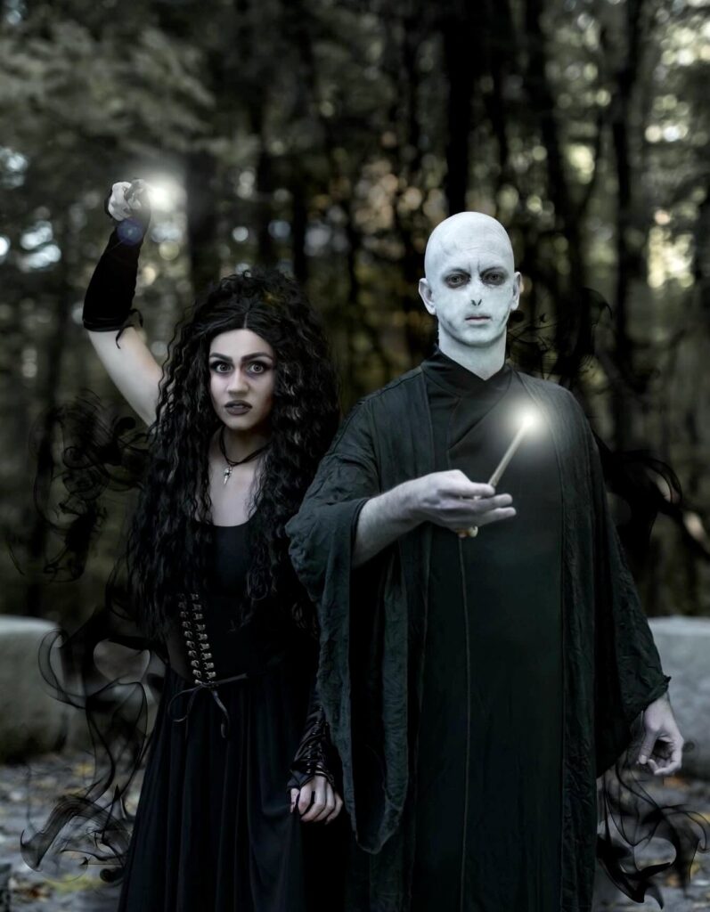 Voldemort and Bellatrix Halloween Costume