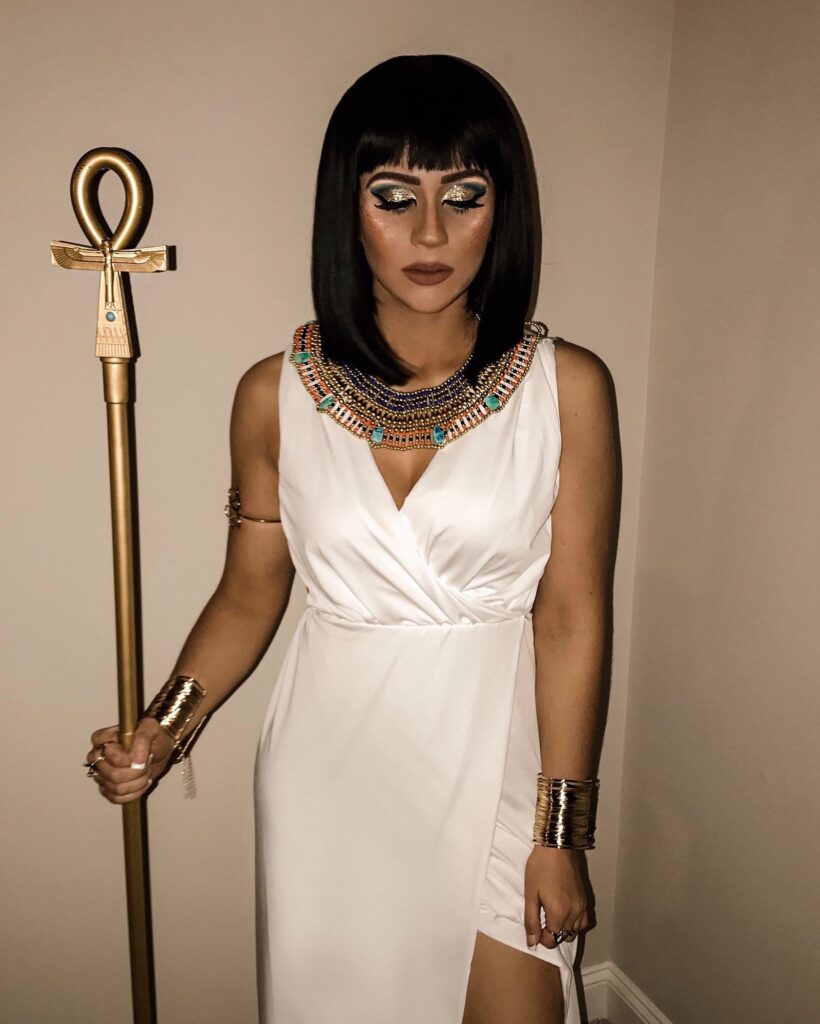 Cleopatra and Caesar Halloween Costume