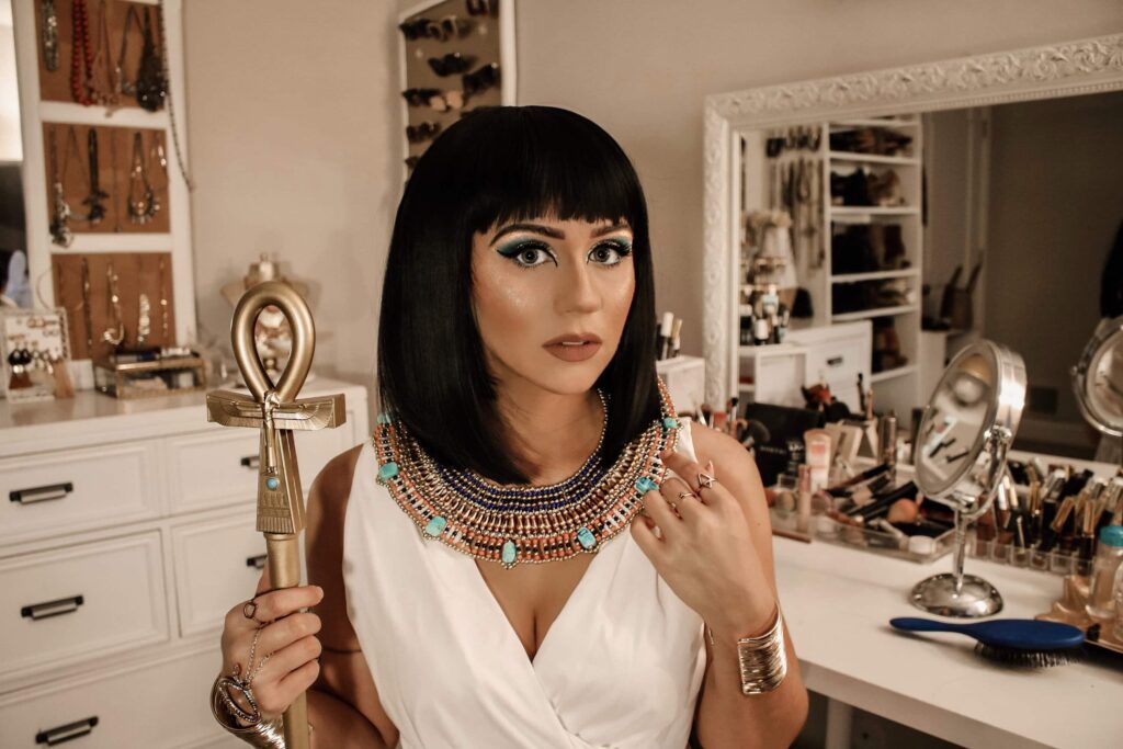 Cleopatra and Caesar Halloween Costume