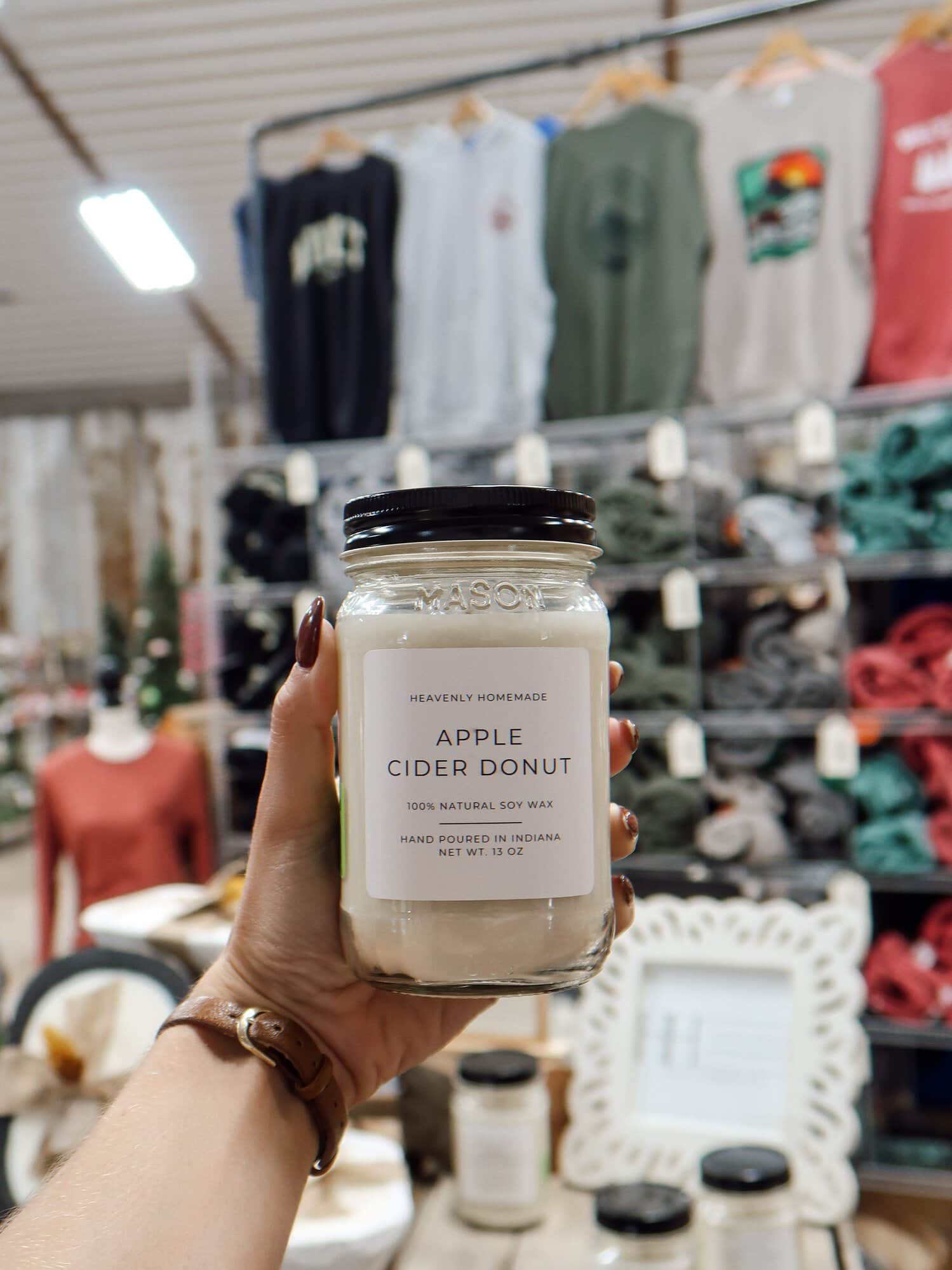 apple cider donut jar