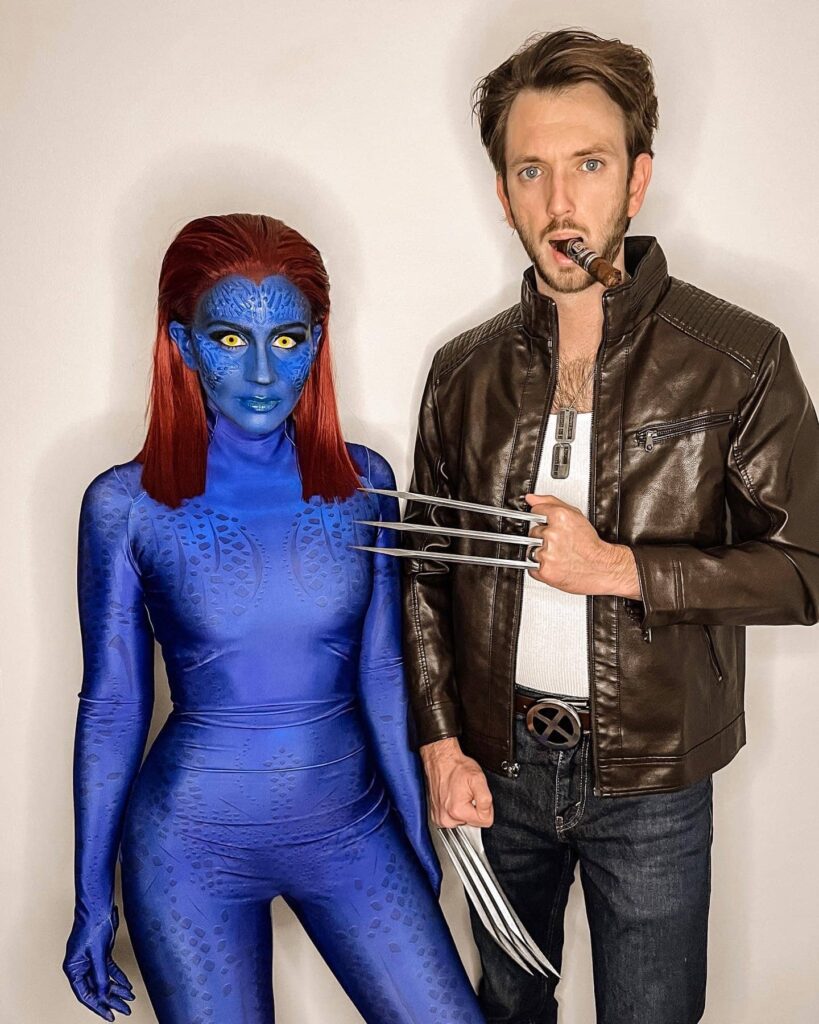 X-Men: Mystique and Wolverine Halloween Costume
