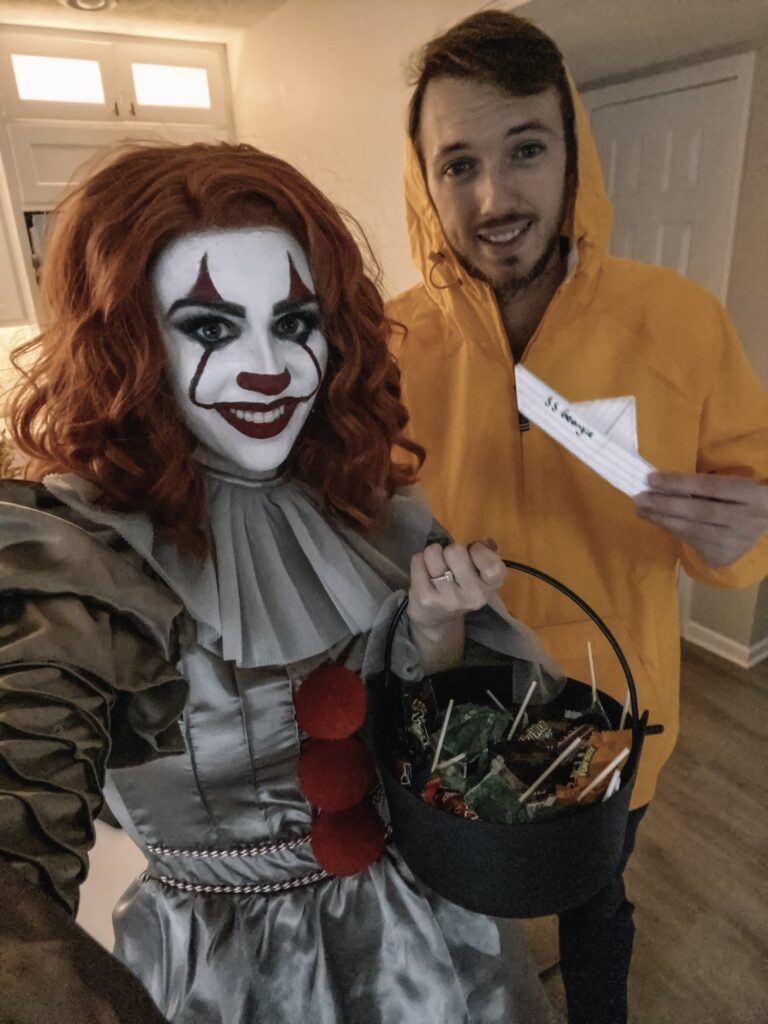 Pennywise and Georgie From IT Halloween Costume