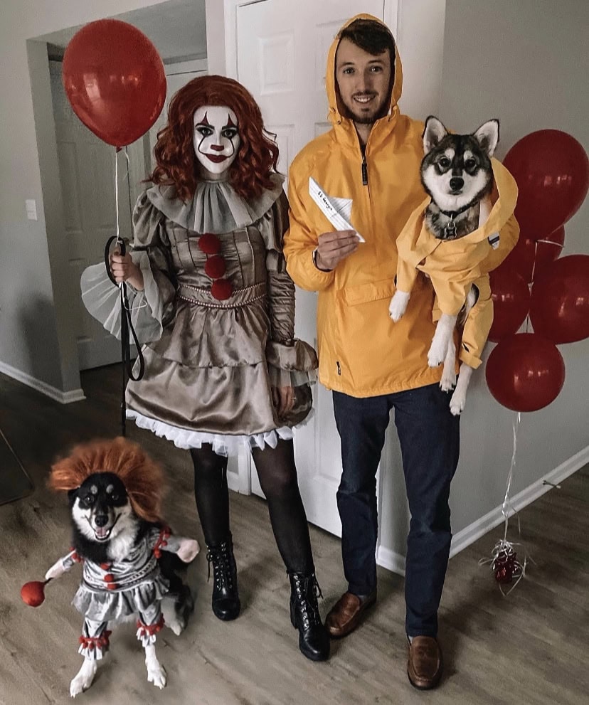 Pennywise and Georgie From IT Halloween Costume