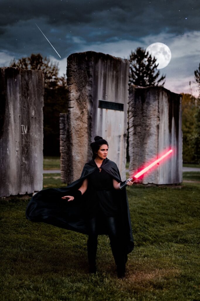 Dark Rey Star Wars Creative Halloween Costumes