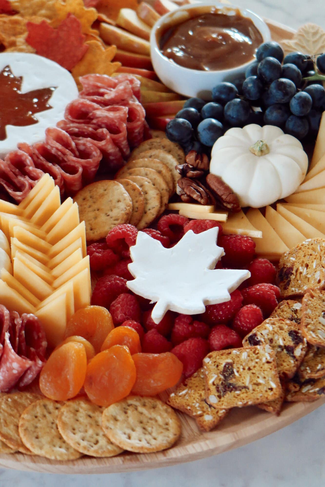 fall treats platter