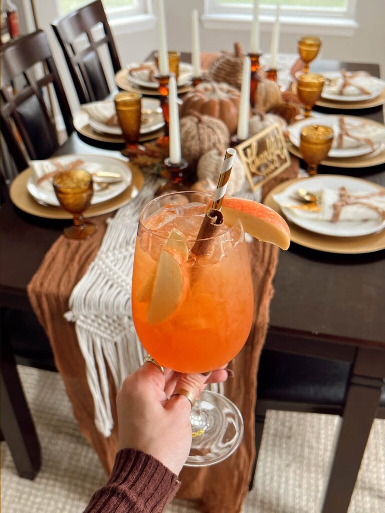 how to make Apple Cider Aperol Spritz