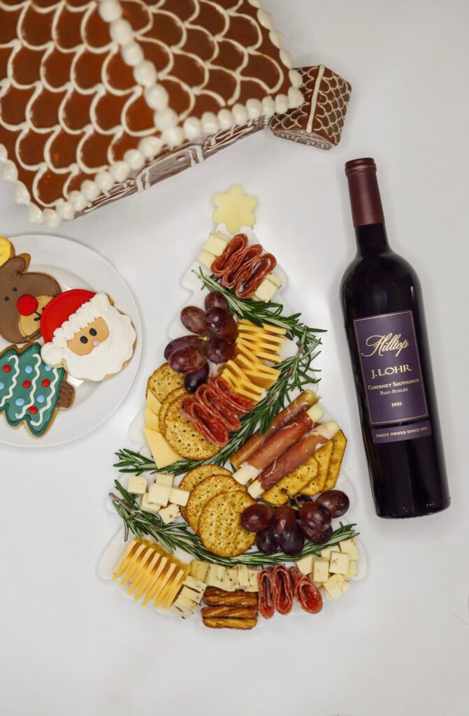 Christmas Tree-Shaped Charcuterie Board