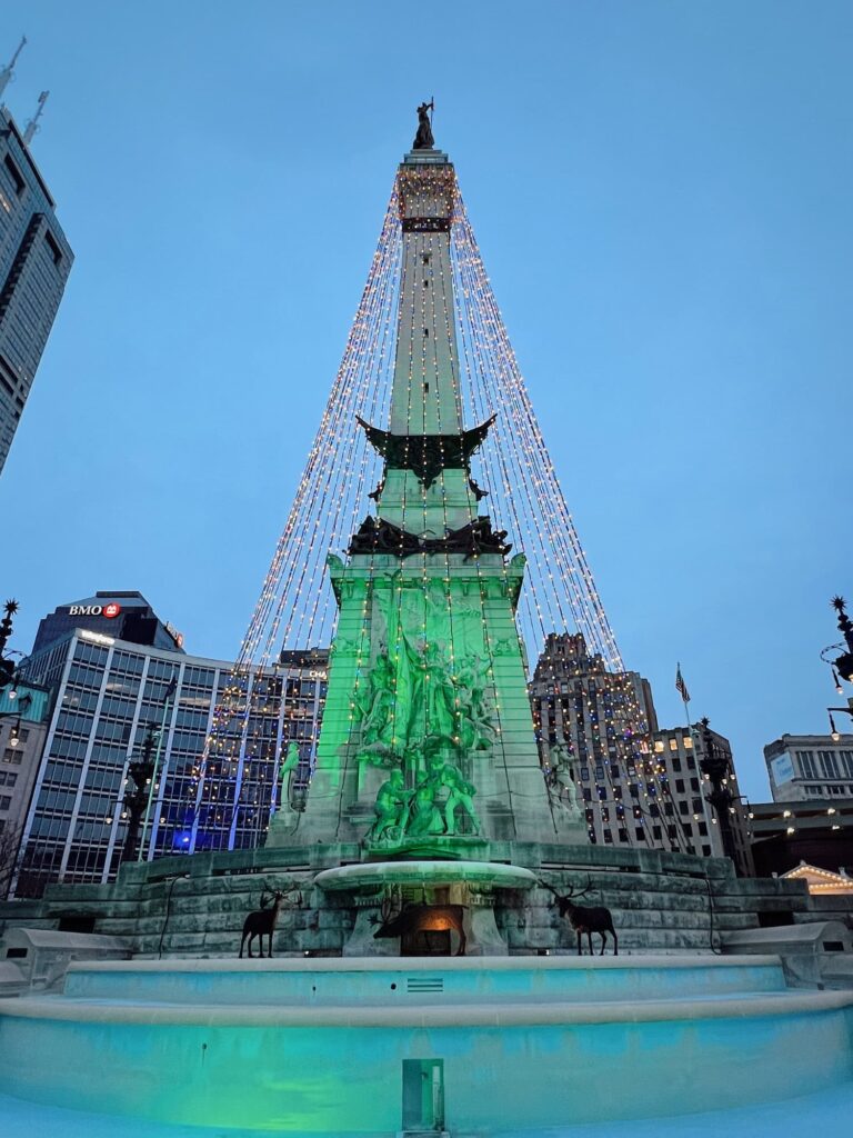 Circle of Lights in Downtown Indy