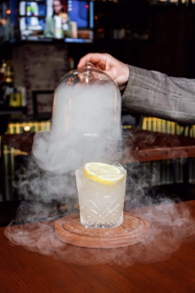 The Courthouse Club Smoke and Spice cocktail