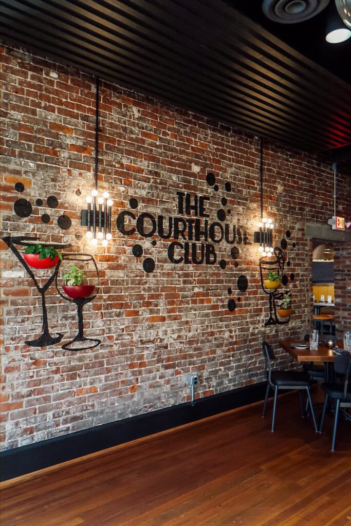 The Courthouse Club dining review