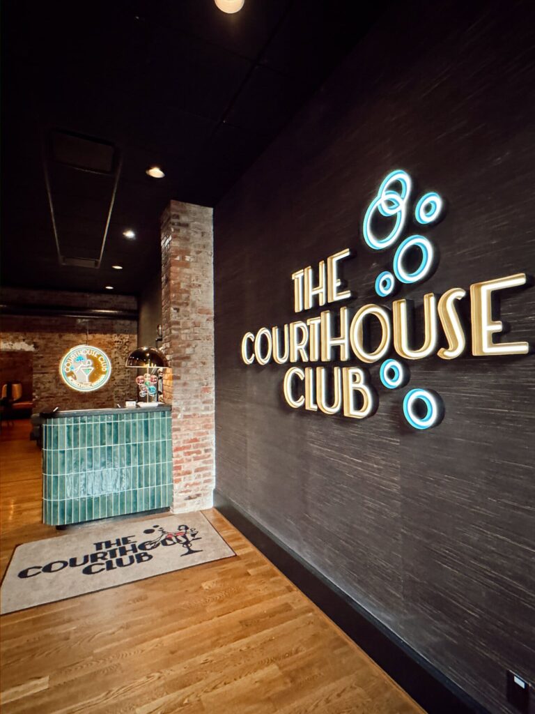 The Courthouse Club bar and restaurant