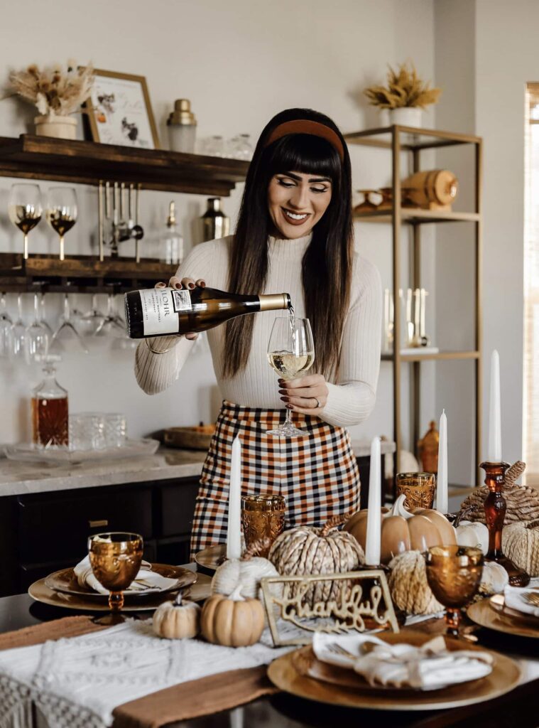 fall table styling