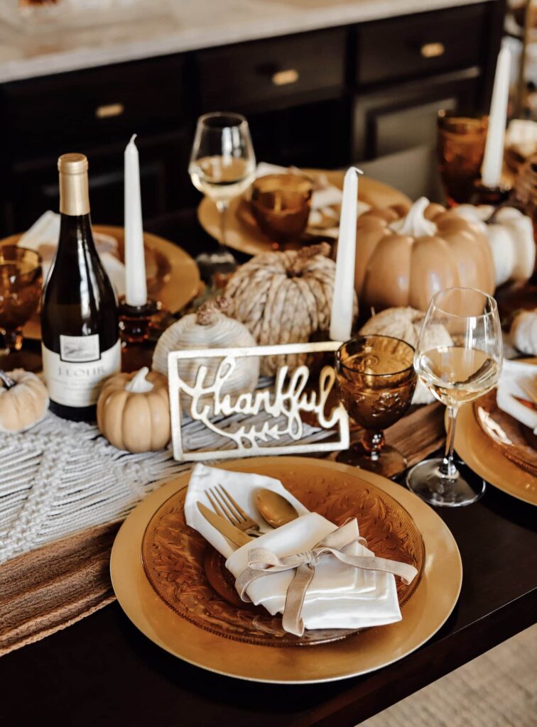 Fall Thanksgiving Tablescape