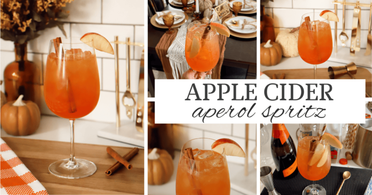 Apple Cider Aperol Spritz: The Perfect Thanksgiving Cocktail