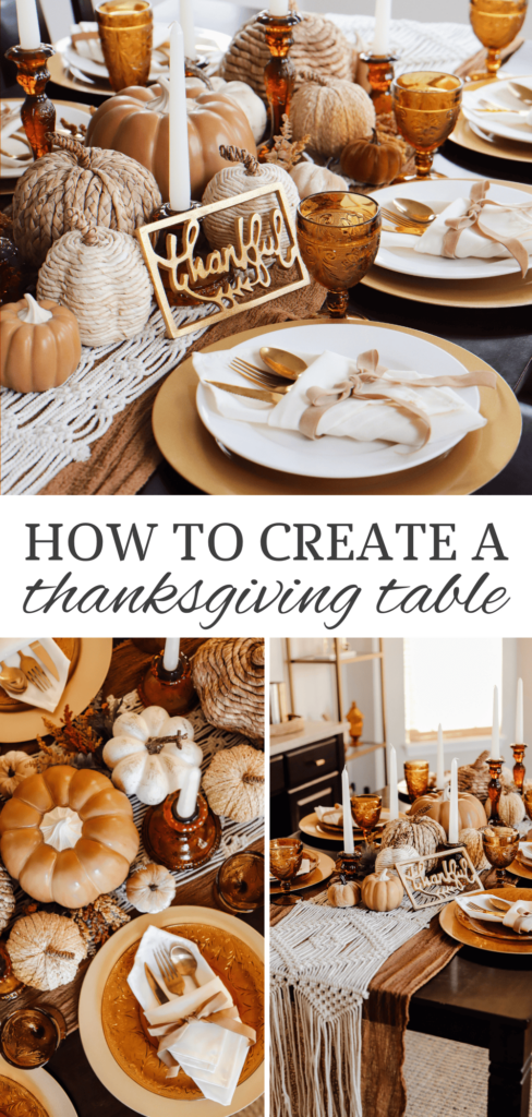 how to create a Thanksgiving table